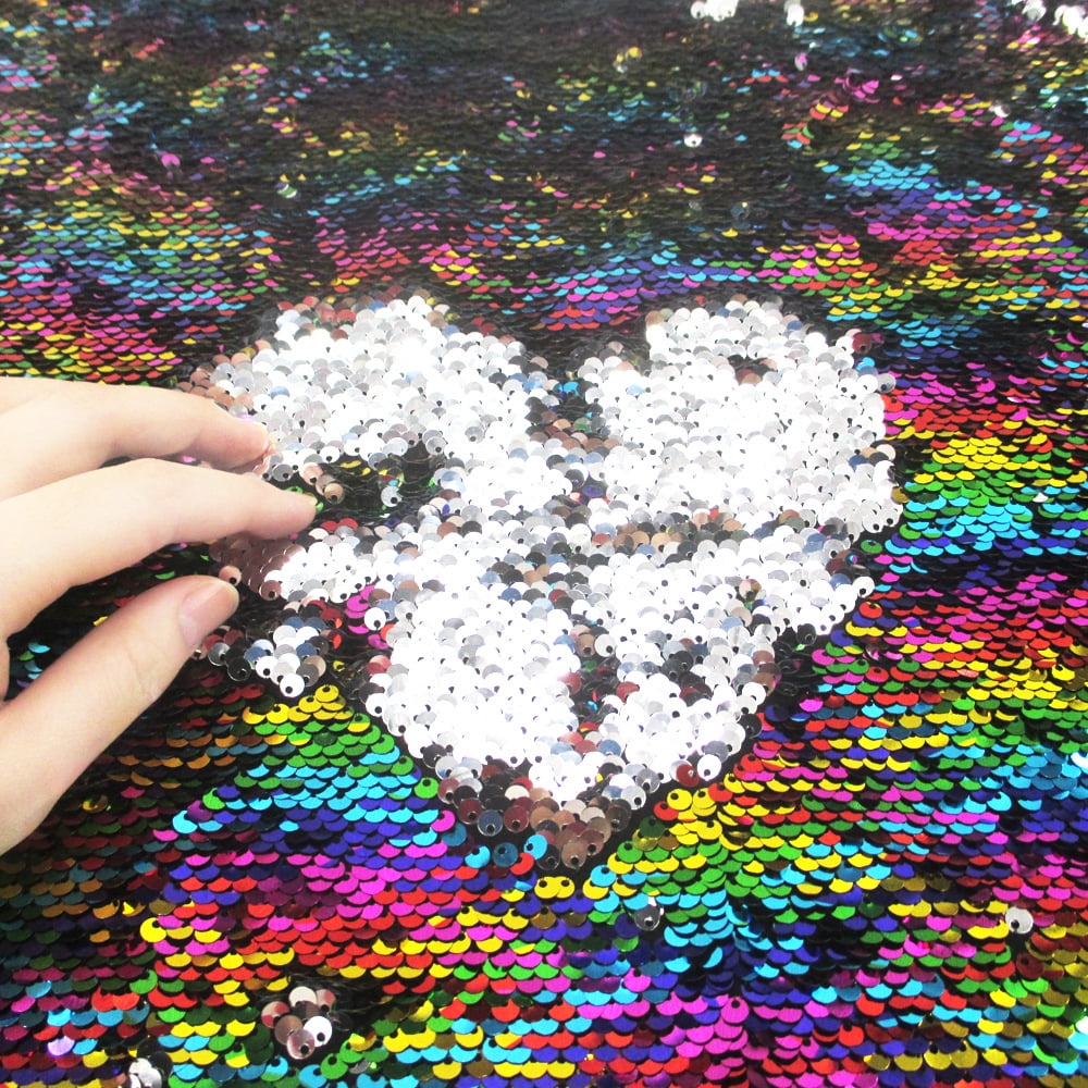 Sequin Flip Fabric DIY Sequin Fabric Flip Glitter Fabric Decorative