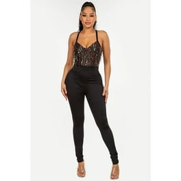 Adrianna Papell womens Wide Leg 3/4-Sleeve Jumpsuit,