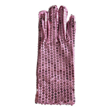 Sequin Glove Bling Performance Glove For 80s Or 90s Dress Up & Rave Party