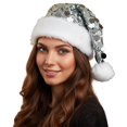 thumbnail image 1 of Sequin Hat With Ear Festive Holiday Party Novelty Cap For Winter Outdoor Activities, 1 of 6