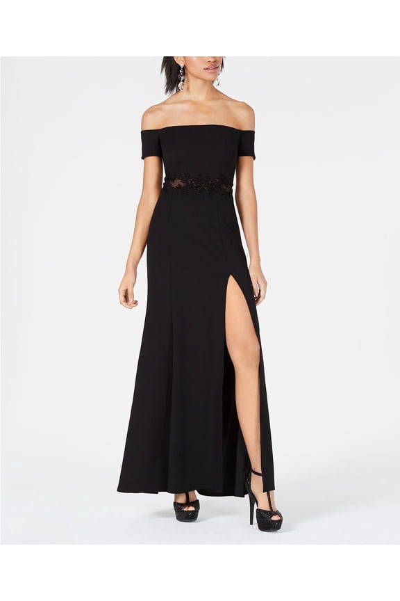 Juniors Off The Shoulder Gown Size 3