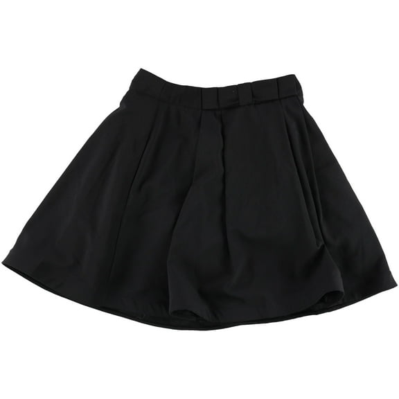 Sequin Hearts Womens Bow A-line Skirt, Black, Juniors, 5