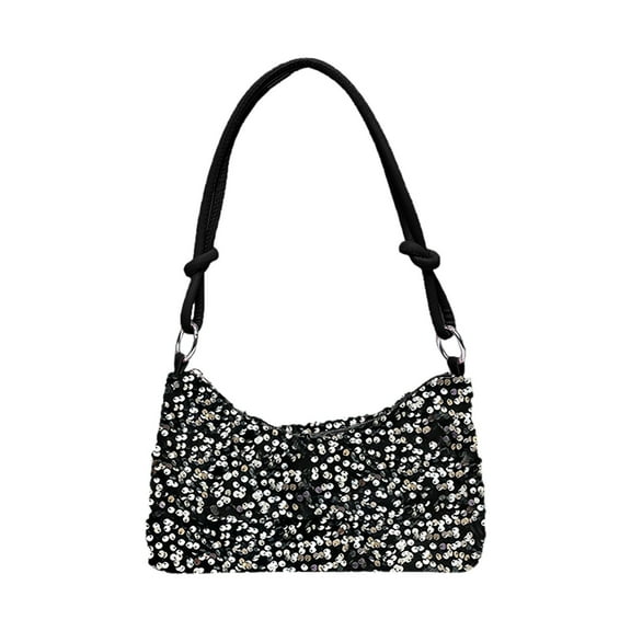 Sequin Hobo Bags for Women Sparkly Shoulder Purse Handbags Evening Clutch Cocktail Wedding Party Prom