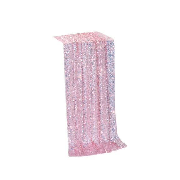Sequin Iridescent Table Runner 12x72 Inches Table Runners Sparkly Birthday Party Decorations