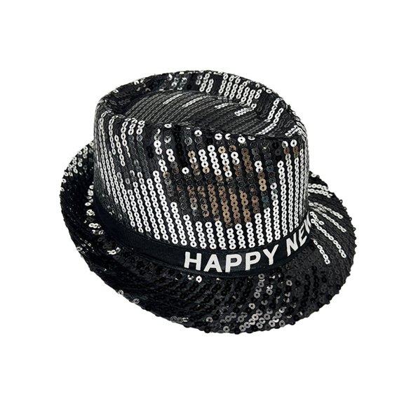 Sequin Jazz Hat | New Year Celebration Sequin Bucket Hat | Festive Party Accessories For New Year’s Eve Straw Hat Round Bucket Hat Banana Funny Men's Hat Outdoor Sun Hat Fishing Hat Men Summer Fashion