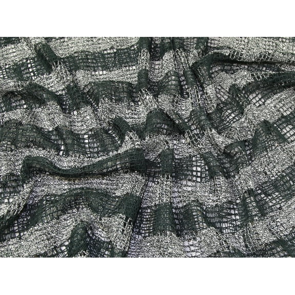 Sequin Mesh Lace Dress Fabric Green - per yard