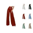 thumbnail image 1 of Sequin Pants for Women 2026 Trendy Sequin High Waisted Shiny Loose Wide Leg Flowy Rave Pants, 1 of 6