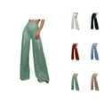 thumbnail image 1 of Sequin Pants for Women 2026 Trendy Sequin High Waisted Shiny Loose Wide Leg Flowy Rave Pants, 1 of 6