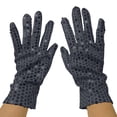 thumbnail image 1 of Sequin Performance Gloves Sparkling Glitter Dance Stage Costume Accessories for Adults One Size Black, 1 of 3