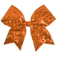 thumbnail image 1 of Sequin Performance Hair Bow Seq Orange, 1 of 2