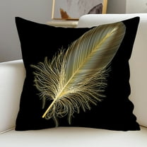 Sequin Pillow Cover - Velvet Back Square Accent Cover Hidden Zipper Decorative Sofa Bed Cushion Case Holiday Home Decor Gift Wrap(Black)