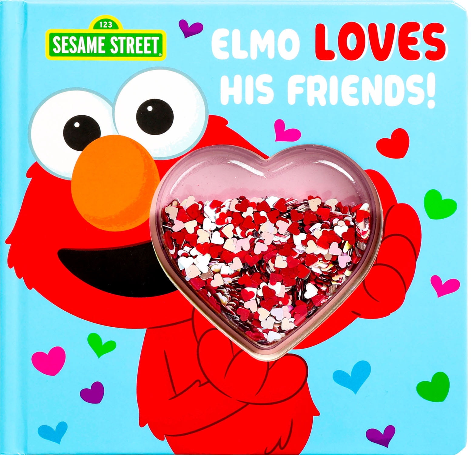 Sesame Street: Elmo Loves His Friends! (Board Book)