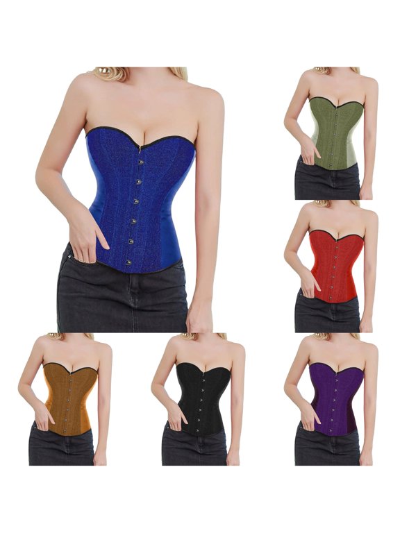 Sequin Shapewear Bodysuit Corset Full for Underwear Foundation Garment Waist Trainer Bodysuit Compression Tops for Women Lady Body Suits Foundation Garments Women plus Size Bartender Outfit