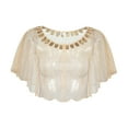 thumbnail image 1 of Sequin Shawl Women Shawl Wrap Casual Shawl Scarf Dresses Clothes Fashion Evening Beige Aureate, 1 of 7