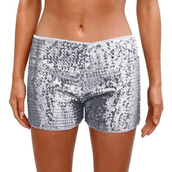 Sequin Shorts for Women Sparkle Shorts Sexy Party Dancing Hot Shorts