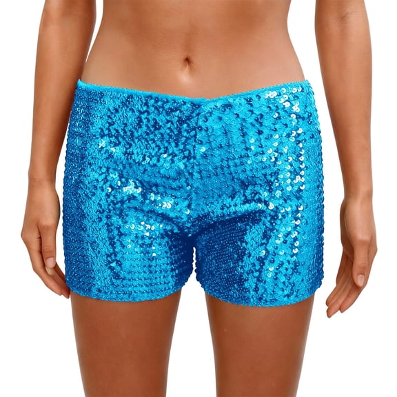 Sequin Shorts for Women Sparkle Shorts Sexy Party Dancing Hot Shorts