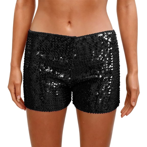 Sequin Shorts for Women Sparkle Shorts Sexy Party Dancing Hot Shorts