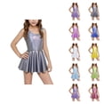 thumbnail image 1 of Sequin Sleeveless Sundress for Girls – Strap One-Piece Short Gown, Princess Casual Summer Wear, Sparkly Pair Alongside Pink Dress for Girls Looks, 1 of 4