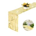 thumbnail image 1 of Sequin Table Runner,QZS Durable Long Table Cover for Home,Glitter Party Runner,Rectangle Centerpiece for Indoor,Outdoor,11.8"x9Ft, 1 of 7