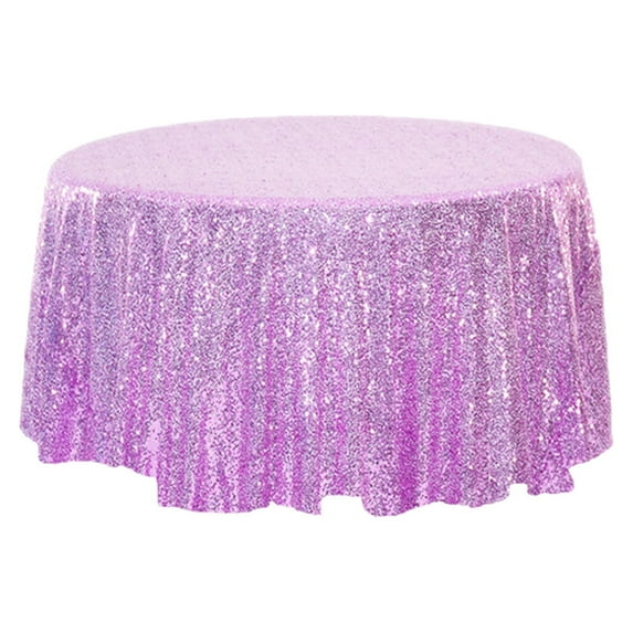 Sequin Tablecloth, 24inch Round Sparkle Tablecloth,Glitter Table Cloth,Sequin Wedding Party Cake Dessert Event Christmas Tablecloth