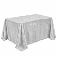 thumbnail image 1 of Sequin Tablecloth 47.24 x 47.24 Inches, Sparkling Polyester Table Cover for Wedding Birthday Party Events, Glitter Decorative Table Linen for Halloween Thanksgiving Christmas Home Decor, 1 of 7