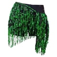 thumbnail image 1 of Sequin Tassel Skirt Fringe Belly Dance Scarf for Women Color GN1 Size One Size, 1 of 3