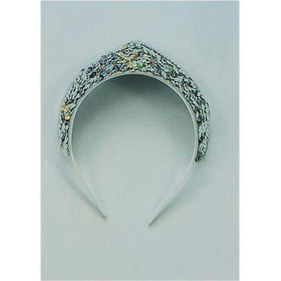 Sequin Tiara Headband - Gold