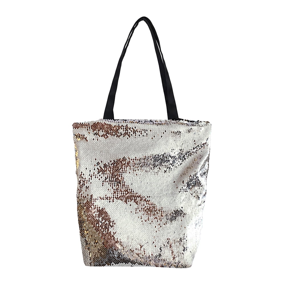 Large Shopping Bag - Silver