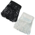 thumbnail image 1 of Sequin Trim by the Yard, 20 ft Tassel Trim for Crafts, Black and Iridescent Fringe for Sewing, Stage Costume Decor and DIY Accessories, 1 of 5
