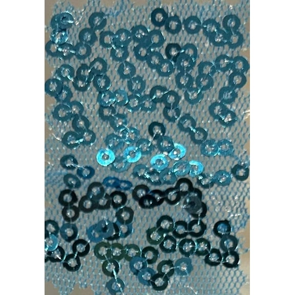 Sequin tulle fabric, sold by the yard. Color Variations available.-Turquoise