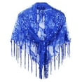 thumbnail image 1 of Sequined Tassel Small Shawl Casual Blouse Small Shawl. Light Blanket Scarf Hair Gown for Women Mens Shoulder Blanket Wrap for Women Formal Dress Cover up Women Capes Formal Evening Capes for, 1 of 4