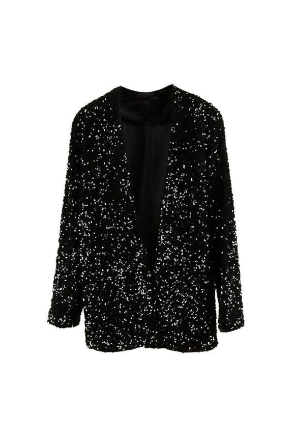 Sequined Women's Cardigan Stage Jacket For Performance And Dance Events Leopard Print Sweaters Cardigans for Women Lightweight Fall Clothes for Women Work Cardigan plus Thin Sweater Women Cardigan