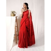 Sequinned Silk Cotton Saree - 24956000