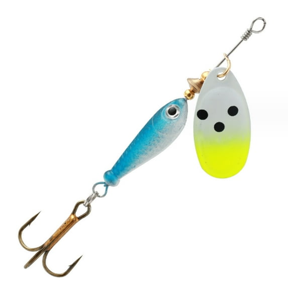 Sequins Artificial Baits Spinner Fishing Lures with Triple Hooks Hard Metal Spinner Baits Fishing Gears Durable
