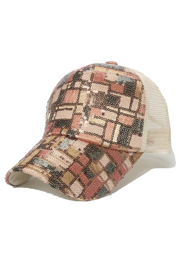 Sequins Baseball Cap Adjustable Caps Sunscreen Hats Fitted Casual Hip Hop Cycling Hats for Boy Girls Unisex