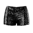 thumbnail image 1 of Sequins Beaded Party Performance Matching Outfit Set Casual Shorts for Women, 1 of 5