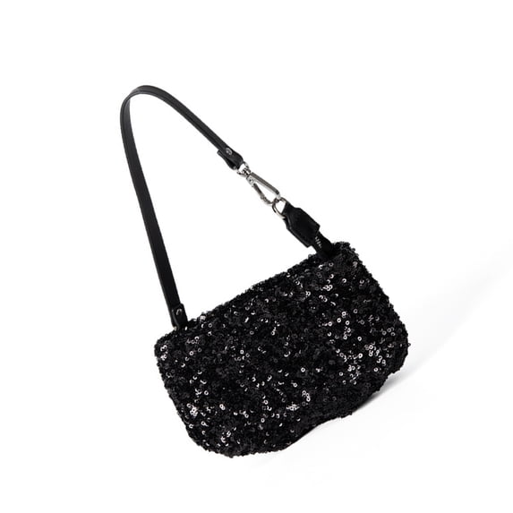 Sequins Clutch Purse Evening Handbag Chain Shoulder Bag for Cocktail Prom Party