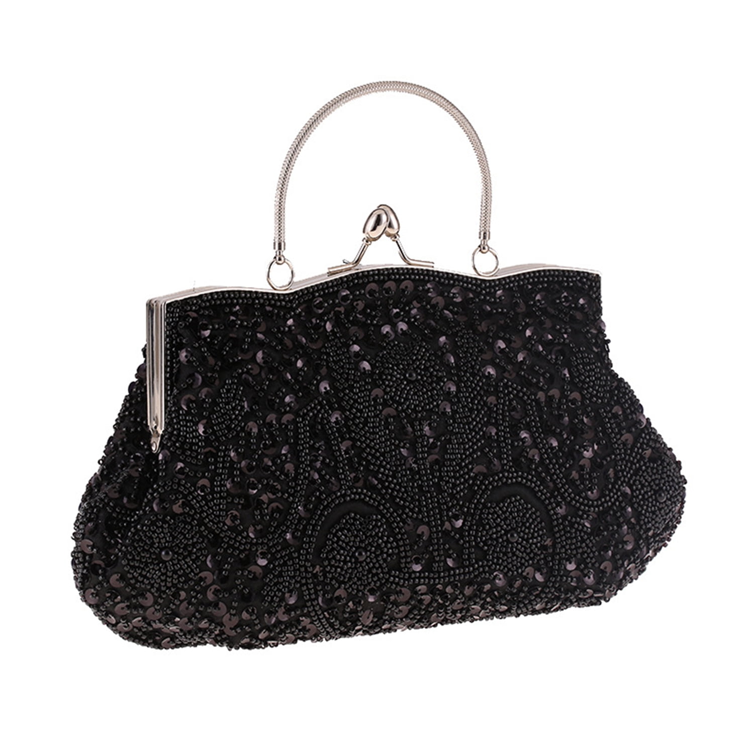 Ladies black evening bag hotsell