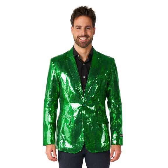 Suitmeister Men's Blazers Sequins Green - XL Green