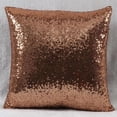 thumbnail image 1 of Sequins Pillows Decorative Throw Pillows,16"x16" Textile Glitter Square Solid Throw Pillow Covers Cushion Case Hidden Zipper Design for Home Decoration Bed Living Room Party Wedding, 1 of 3