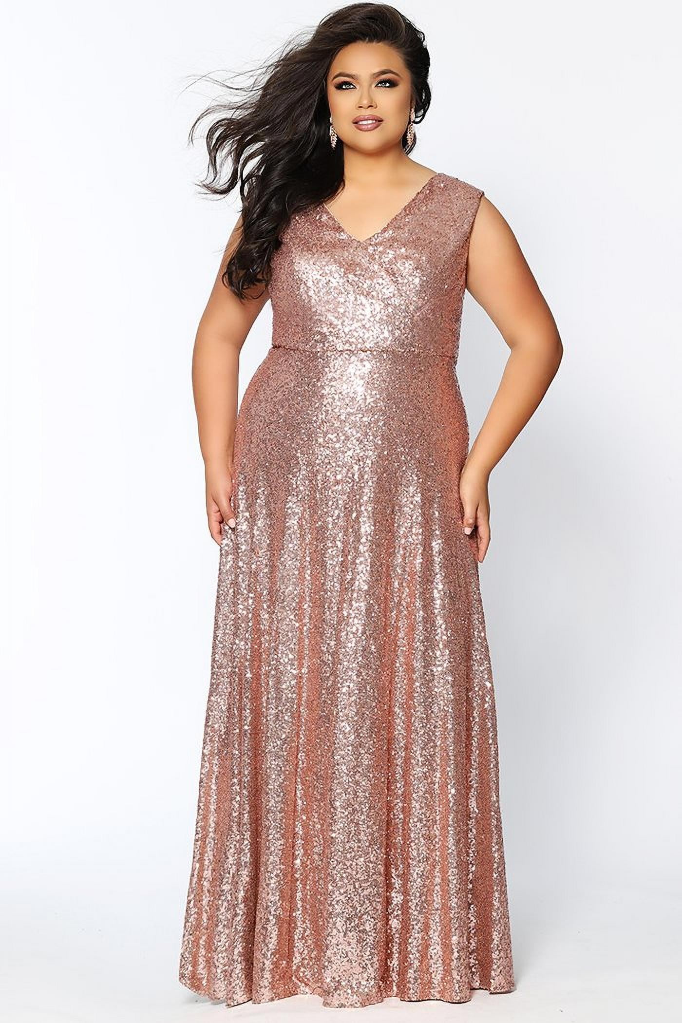 green emerald velvet dress Shop Plus Size Sleeveless Sequin Leaf Floor Length Formal Evening Dress main image 0