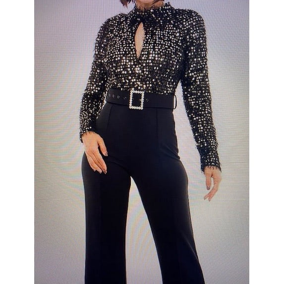 Sequins Top Fashion Jumpsuit