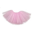 thumbnail image 1 of Sequins Tulle Skirts Bowknot Multi-Layered Tutus for Girls 3-13 Years Birthday Dance Halloween Party Outfits (12 Years, Pink B), 1 of 4