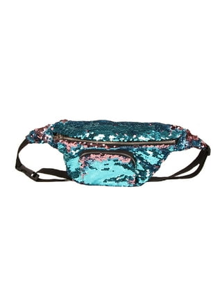 Sparkly Red Gold Mermaid Moveable Sequin Fanny Pack Bum Waist Bag Festival EDM Rave Mardi shops Gras Carnival Purse Satchel Crossbody Pouch