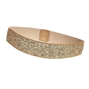 Sequins Wide Waist Belt Fashionable Women Waistband Elastic Waist Dress Belt for Parties and Event