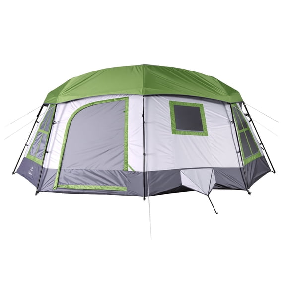 Sequoia 8 Person Cabin Camping Tent Two Room Family Tent with SolarShield Roof