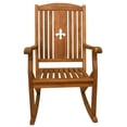thumbnail image 1 of Sequoia Fleur de Lis Rocker, 1 of 1