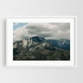 thumbnail image 1 of Sequoia National Park - California Photography Mountain Landscape Nature Scenic Wilderness Foggy Moody White Framed Wall Art Print 12 x 18 inches, 1 of 3