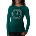 thumbnail image 1 of Sequoia National Park Juniors Long Sleeve Thermal Teal SM, 1 of 1