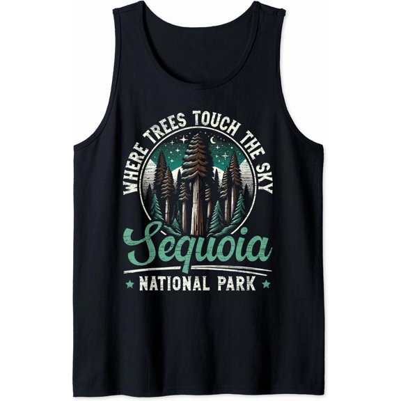 Sequoia National Park Outdoor Travel Usa America Tank Top Size S-3XL
